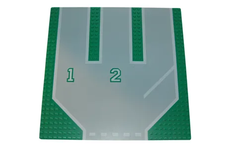 Lego® Street Base Plate Pad 32x32 3er Drive Firefighters Police GREEN