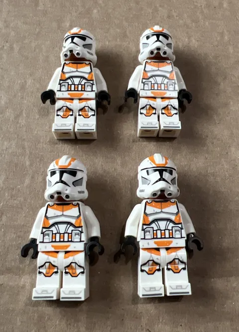 Lego Star Wars Minifigures 212th Attack Battalion Clone Trooper - Lot Of 4