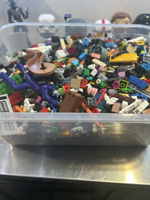 LEGO Bulk Bricks & Pieces Lot Mixed Themes 5-10 lbs Genuine Loose Parts READ