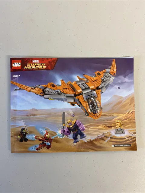Lego Marvel Super Heroes Avengers 76107 Instruction Manuals ONLY