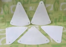 LEGO 10196 Merry-Go-Round Roof Canopy Fabric Part Eight Pieces Set