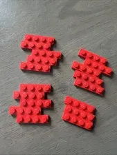 LEGO 3710 Red Plate 1x4 - 18 Pieces