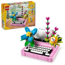 LEGO Creator 3-in-1 31169 Typewriter with Flowers NEW SEALED Keytar Flowerpot