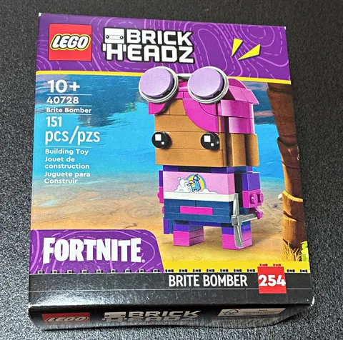 LEGO BrickHeadz Fortnite Brite Bomber 40728 Exclusive GWP New & Sealed in Box