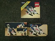 LEGO LEGOLAND 6820 Space Instruction Manual Only With Visuals