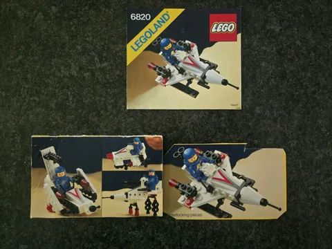LEGO LEGOLAND 6820 Space Instruction Manual Only With Visuals