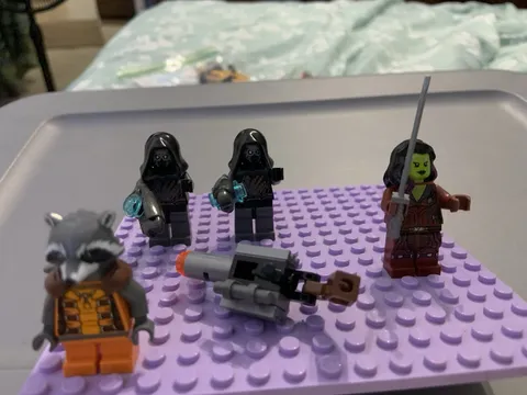 LEGO Guardians Of The Galaxy Minifigures Accessories Lot Of 4 Figs
