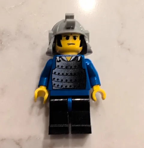 LEGO Minifigure CAS054 Blue Old Samurai