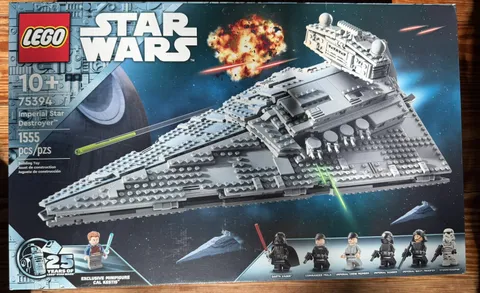 Lego Star Wars 75394 Imperial Star Destroyer 25th Anniversary New w/box creases