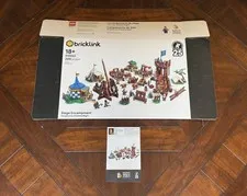 LEGO Bricklink Designer Program 910045 Siege Encampment Box and Info Sheet Only