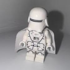 LEGO Star Wars First Order Snowtrooper Minifigure White Helmet w/ Cape