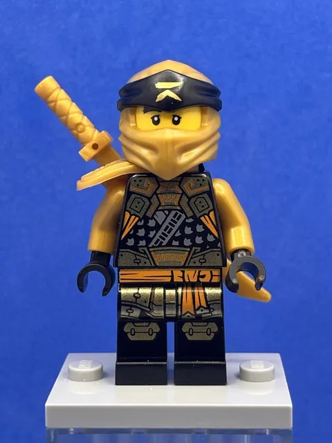 Cole (Golden Ninja) njo0758 - LEGO Ninjago Crystalized Used Minifigure