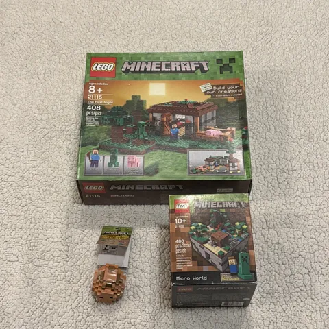 minecraft lego set lot new sealed