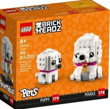 LEGO BrickHeadz Pets Collection 40546 Poodle & Puppy Retired NEW SEALED