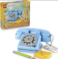 LEGO Creator 3 in 1 Retro Telephone Kids Toy - Home Decor Building Toy 31174🎁