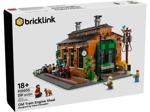 LEGO 910033 Old Train Engine Shed Bricklink Designer Program New in Box