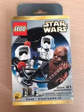 LEGO Star Wars 3342 Chewbacca and 2 Biker Scouts New & Sealed！