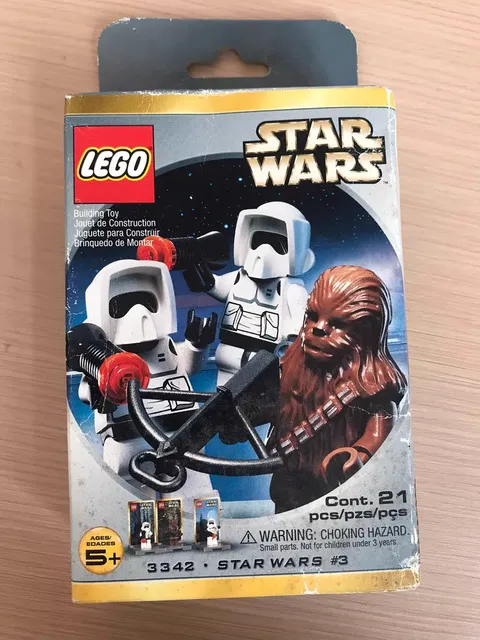 LEGO Star Wars 3342 Chewbacca and 2 Biker Scouts New & Sealed！