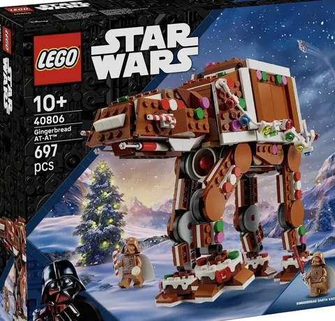 LEGO Star Wars Gingerbread AT-AT Set #40806 Darth Vader BRAND NEW Sealed IN HAND