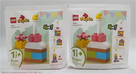 LOT OF 2!!! LEGO DUPLO Celebration Cake 30712