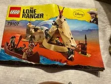 LEGO the Lone Ranger: Comanche Camp (79107) As Is.   Missing Spear