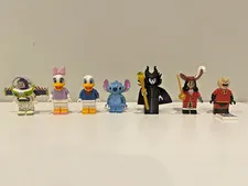 Lego Collectible Minifigures CMF Disney Series 1 Lot of 7