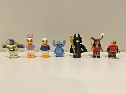 Lego Collectible Minifigures CMF Disney Series 1 Lot of 7