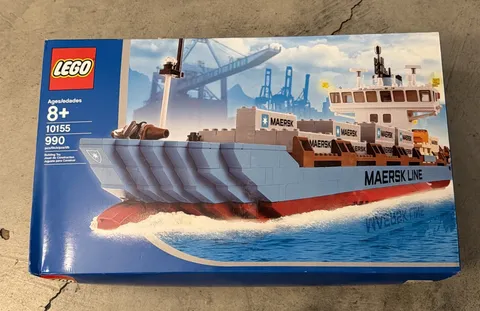 LEGO Exclusive 10155 Creator Expert Sculptures Maersk Line Container Ship Age 8+