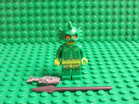 LEGO Swamp Creature Thing - Monster Fighters- 9461 (mof014) fish spear SS19