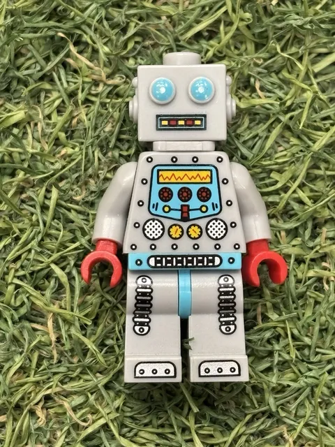 LEGO Series 6 Minifigure Clockwork Robot 8827-7 COL087 No Wind Up Part