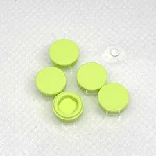 LEGO Parts - Yellowish Green Tile, Round 1 x 1 - No 98138 - QTY 5