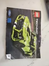 LEGO TECHNIC FORD SHELBY 42138 INSTRUCTION MANUAL ONLY NO BRICKS