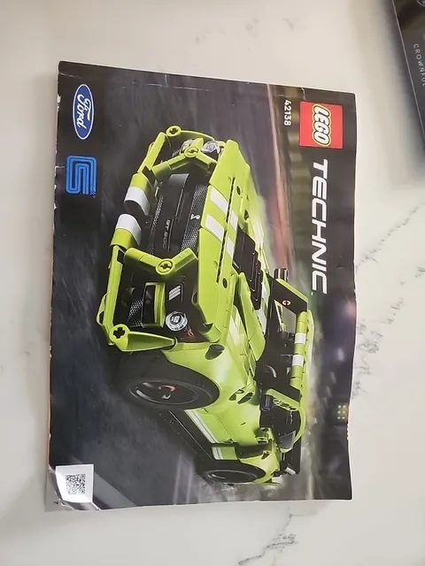 LEGO TECHNIC FORD SHELBY 42138 INSTRUCTION MANUAL ONLY NO BRICKS