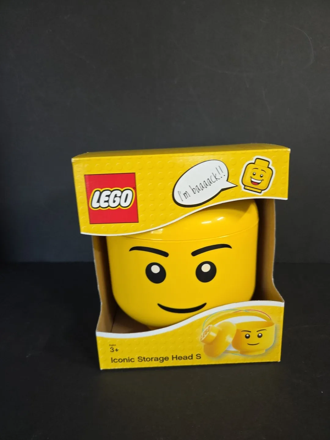 Lego Iconic Boy Minifigure Small Storage Head