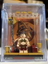 Lego Star Wars: Slave Leia SW0485, Galaxy Card 229 and display case