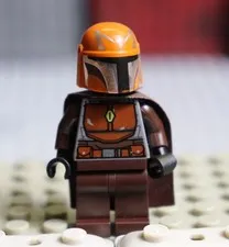 LEGO Star Wars Mandalorian Tribe Warrior Minifigure Dark Brown Cape sw1079