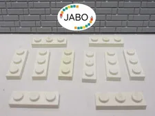 (J7/3/8) LEGO 10x3623 Plate Flat 1x3 White