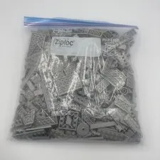 Lego Light Grey Bricks Lot 1 Lb 13 Oz