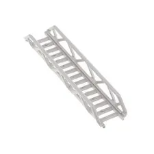 1x LEGO 16x3.5 Ladder Railing Light Gray Side Supports Fire 65444 11299