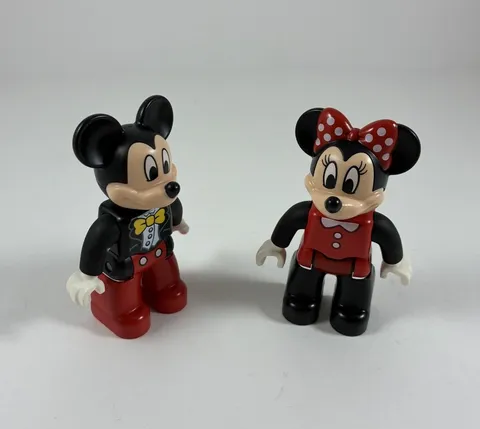 LEGO DUPLO DISNEY Mickey & Minnie Mouse Figures Red Polka Dot, Tuxedo