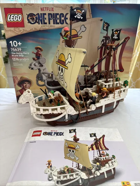 LEGO One Piece The Going Merry Pirate Ship 75639 Complete With Box & Instruction
