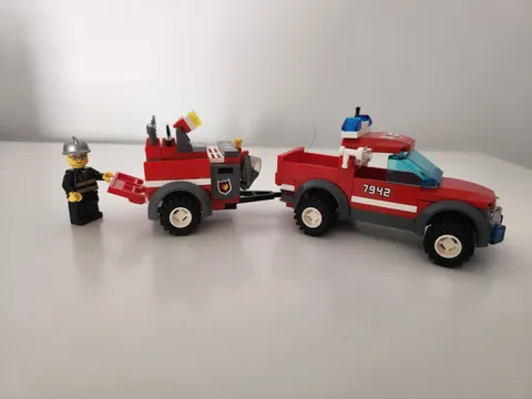 Lego City: Off-Road Fire Rescue - #7942; COMPLETE SET - (Retired)