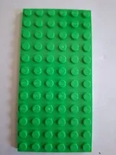 No 438.  1x Lego plate 6x12.  3028 Light Green