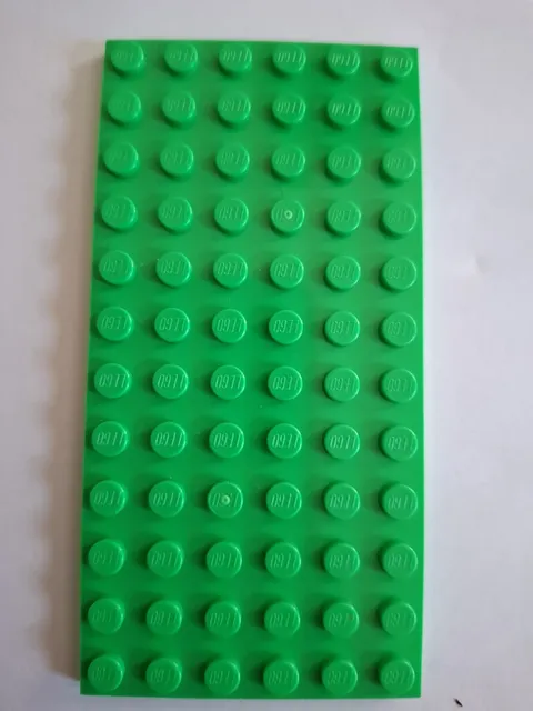 No 438.  1x Lego plate 6x12.  3028 Light Green