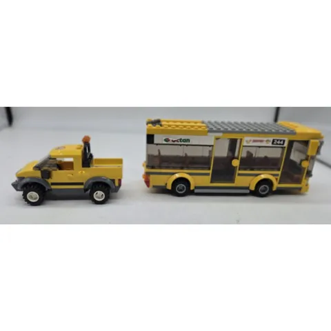 LEGO CITY #7641 CITY CORNER BUS AND #4200 MINING 4X4