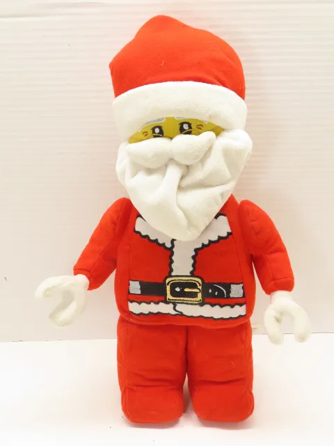 Minifigure LEGO Plush Santa Toy Christmas Figurine 14" Vintage D4481