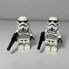 LEGO Star Wars Minifigure Lot - 2 Stormtroopers w/ Blasters