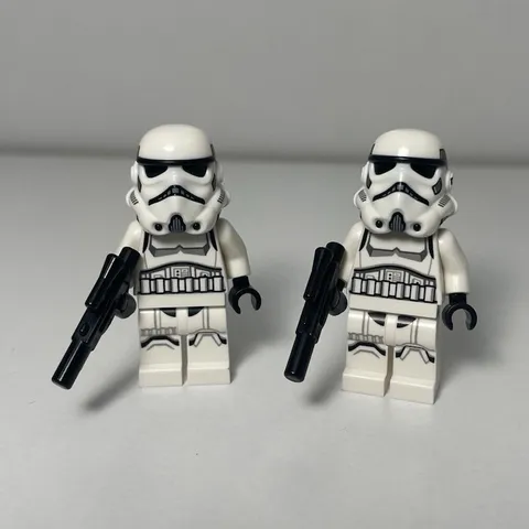 LEGO Star Wars Minifigure Lot - 2 Stormtroopers w/ Blasters