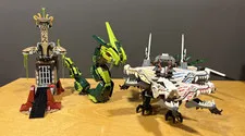LEGO NINJAGO - Epic Dragon Battle (9450) w/ Instructions - No Minifigures