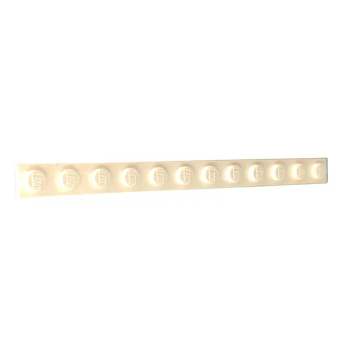 Lego Base Plate 1x12 Brick White Baseplate Tile Building Block Long Flat Stud